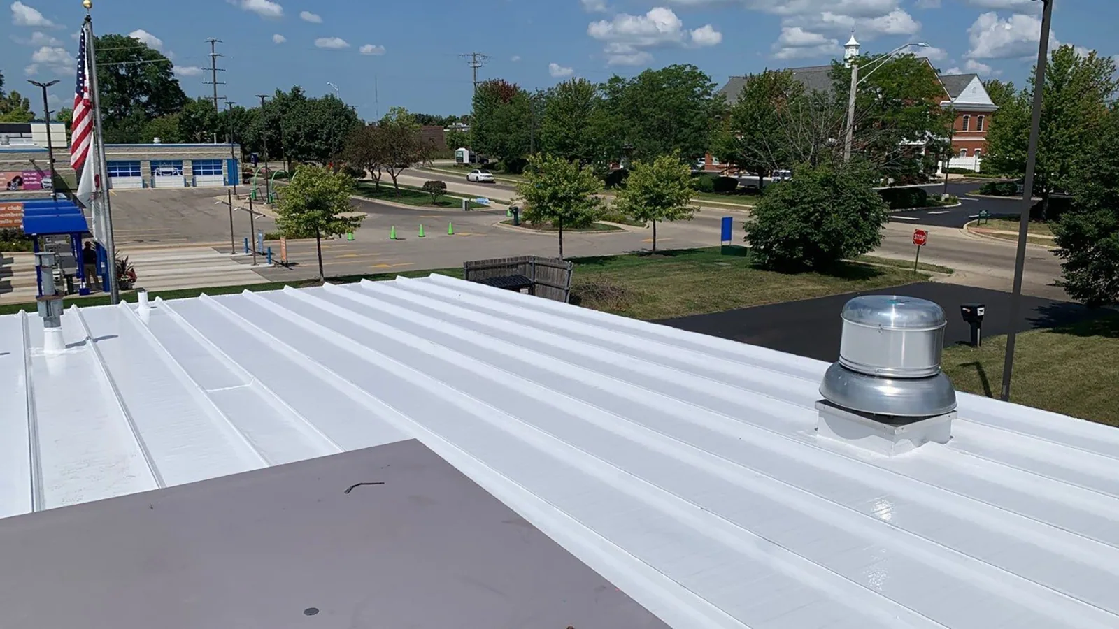 Infrared Roof Moisture Survey